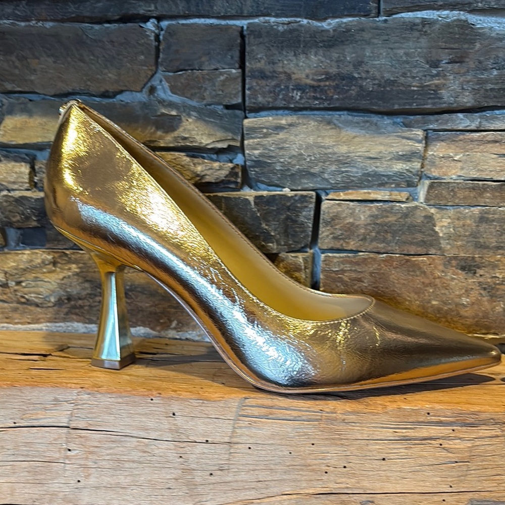 MICHAEL Michael Kors Gold Stiletto Heels